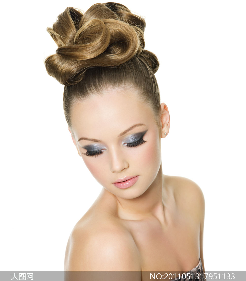 <em>美女</em>人物<em>发型</em>美发高清摄影<em>图片</em> - <em>大图</em>网设计素