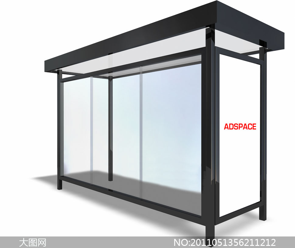 公交站台及广告牌设计图片 - 大图网设计素材下