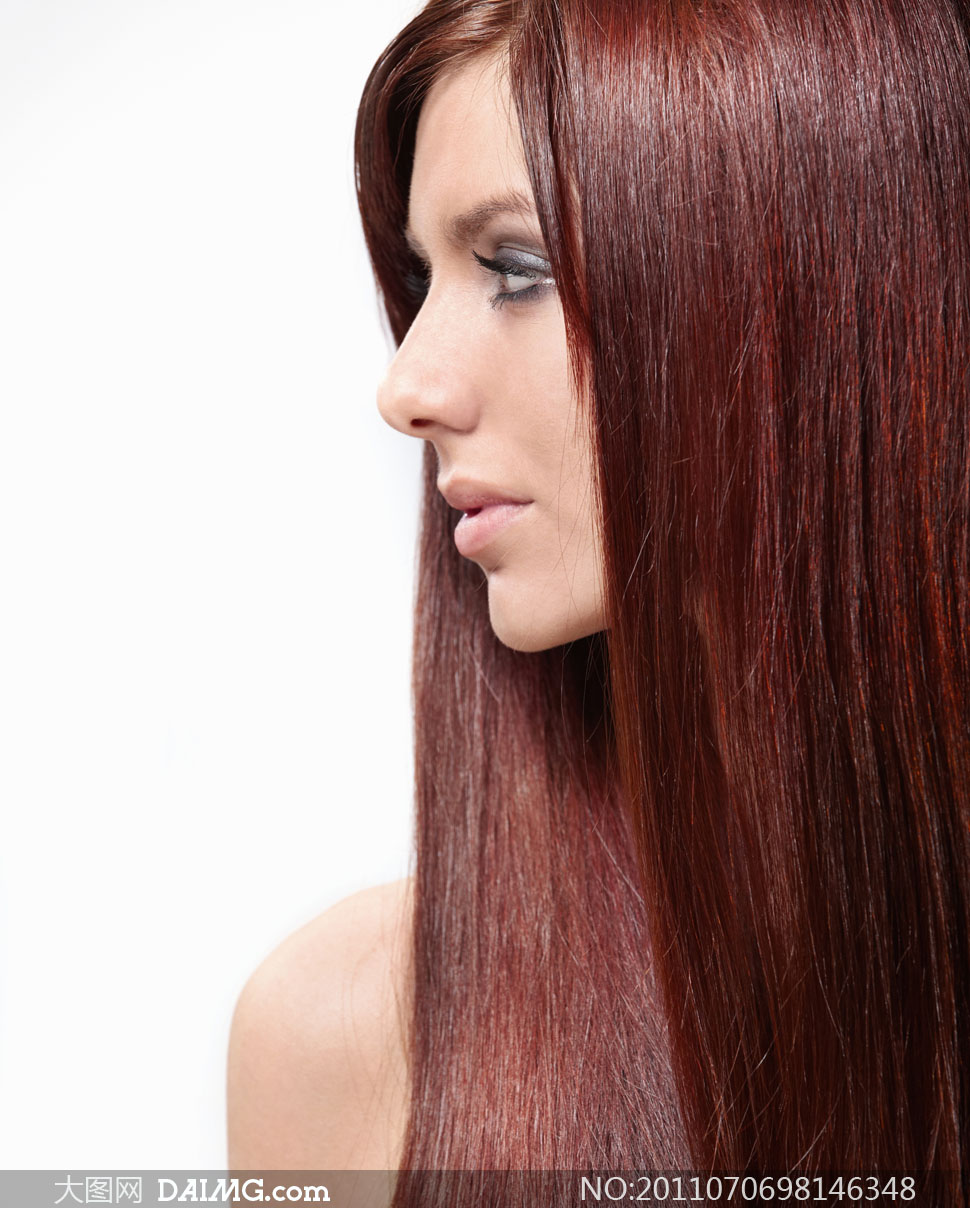 <em>棕红</em>色秀发美女人物高清摄影<em>图片</em> - 大图网设计