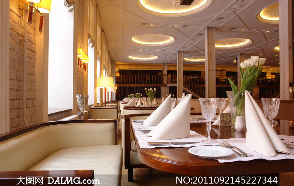 西餐厅室内效果高清摄影图片 - 大图网设计素材