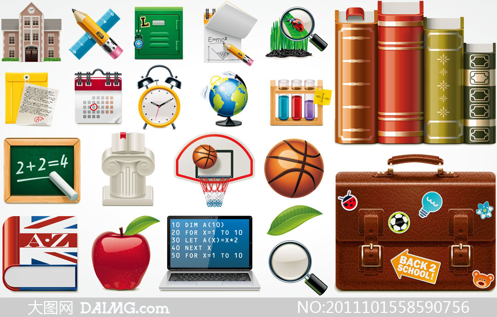 包公文包贴纸瓢虫卡通灯泡小熊头质感逼真水晶