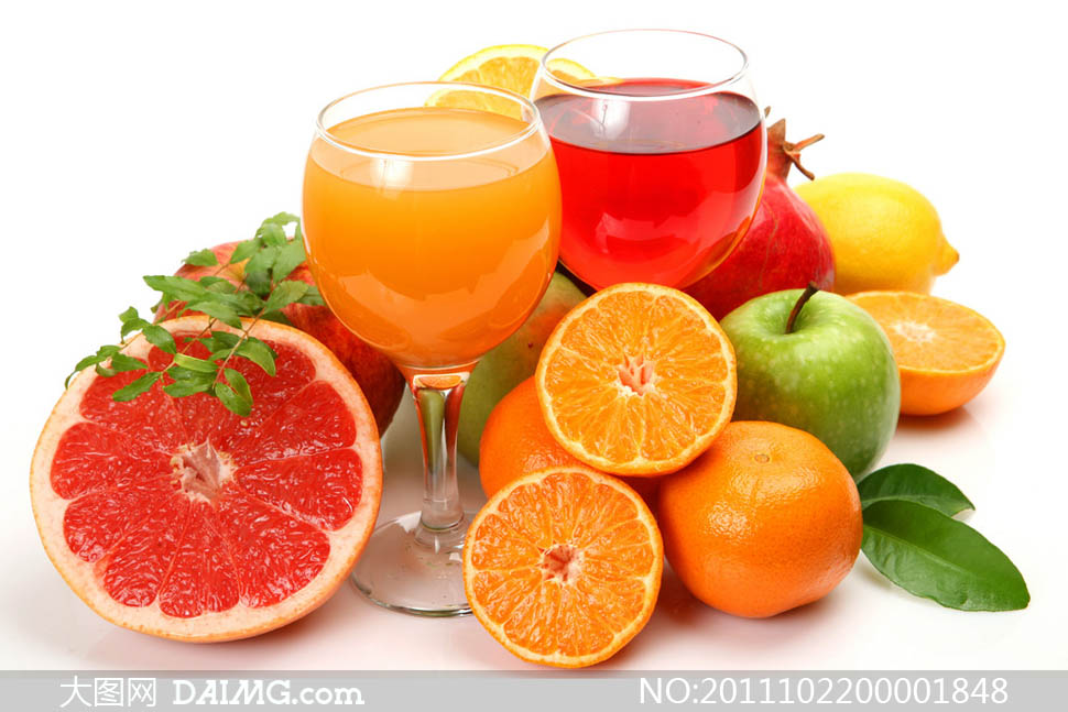 果汁与水果高清图片素材 - 大图网设计素材下载