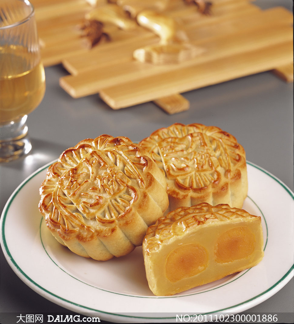 中秋月饼高清图片素材 - 大图网设计素材下载