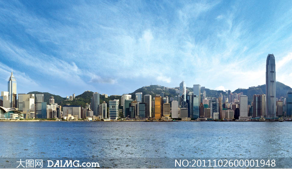 香港维多利亚港全景摄影图片 - 大图网设计素材
