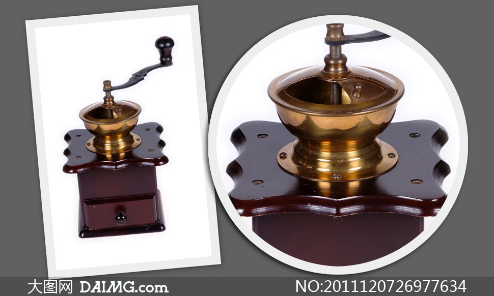 手摇咖啡豆研磨机高清摄影图片 - 大图网设计素