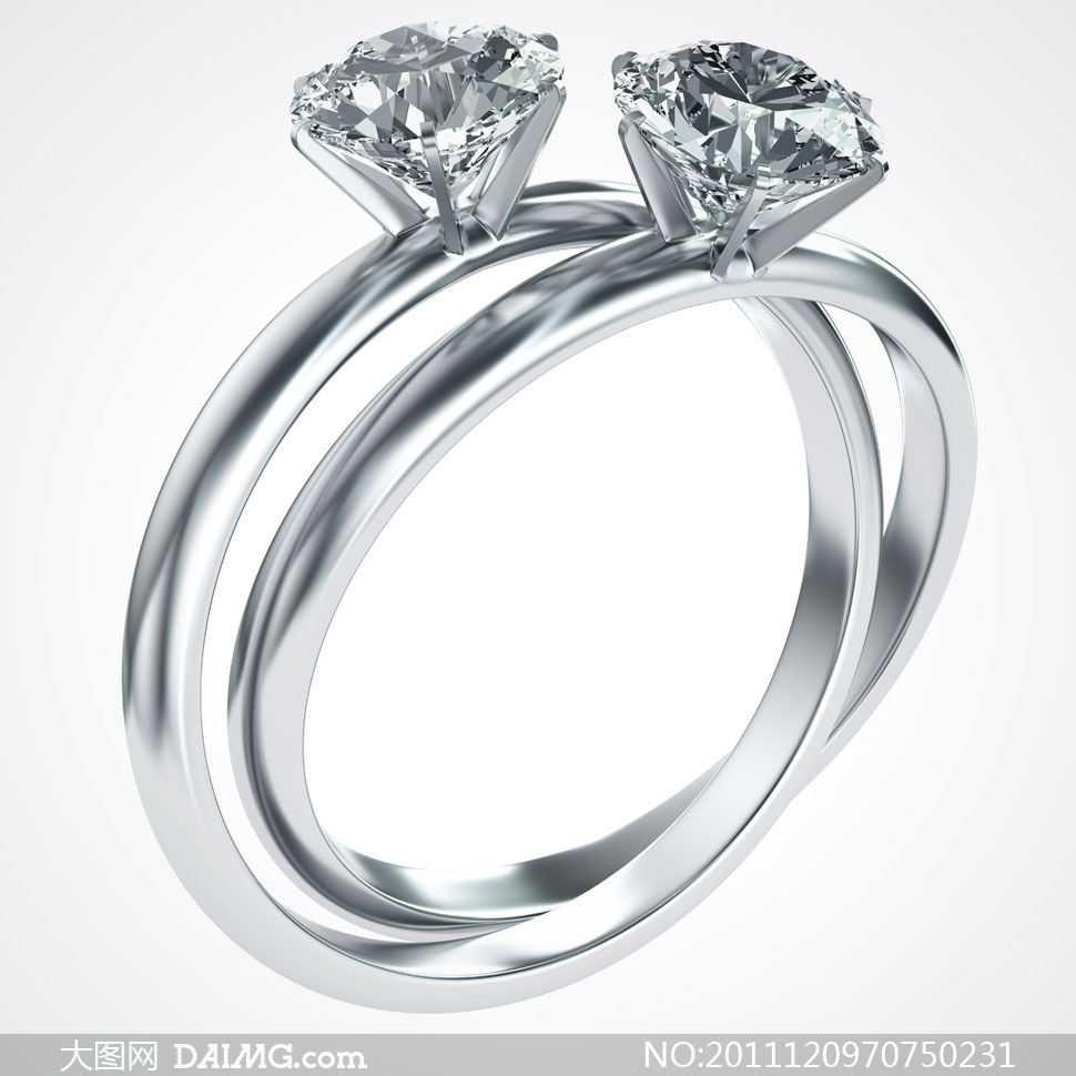铂金钻戒高清摄影图片 - 大图网设计素材下载