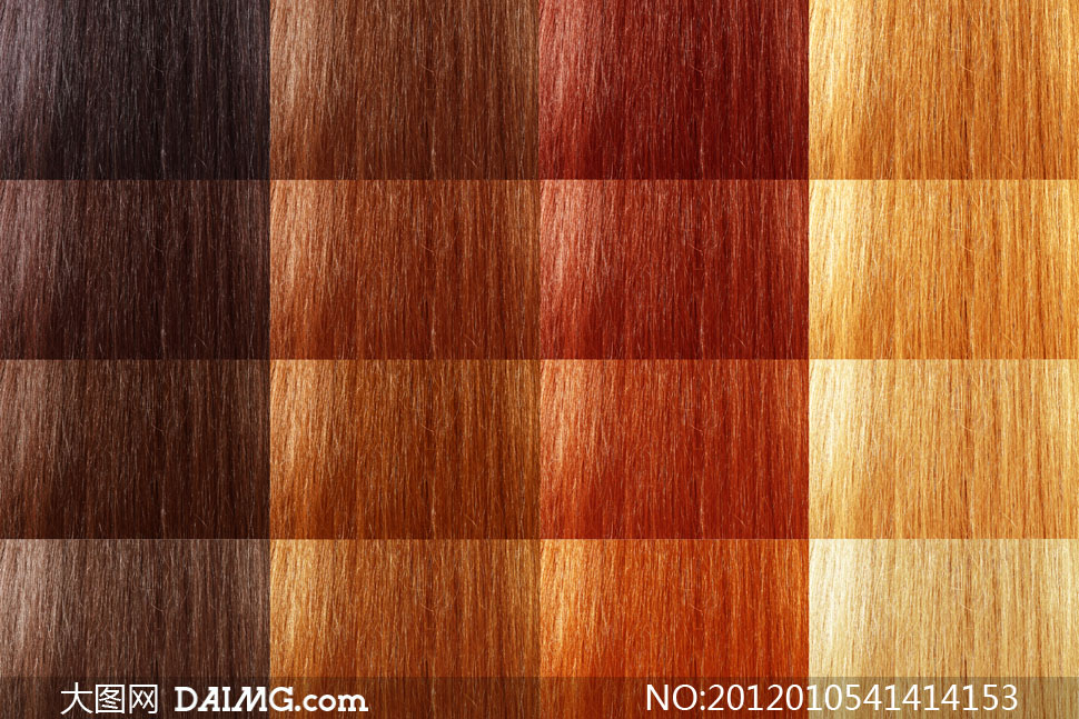 不同头发颜色展示高清摄影图片 - 大图网设计素