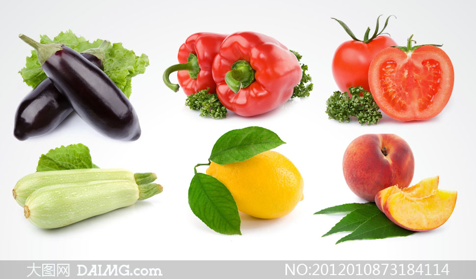 茄子辣椒等蔬菜水果高清摄影图片 - 大图网设计