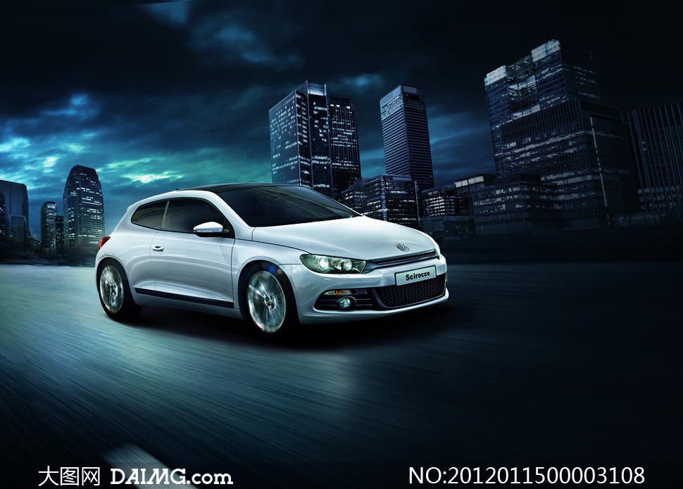 大众汽车Scirocco摄影图片 - 大图网设计素材下