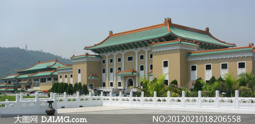 台湾故宫博物院侧楼高清摄影图片 - 大图网设计