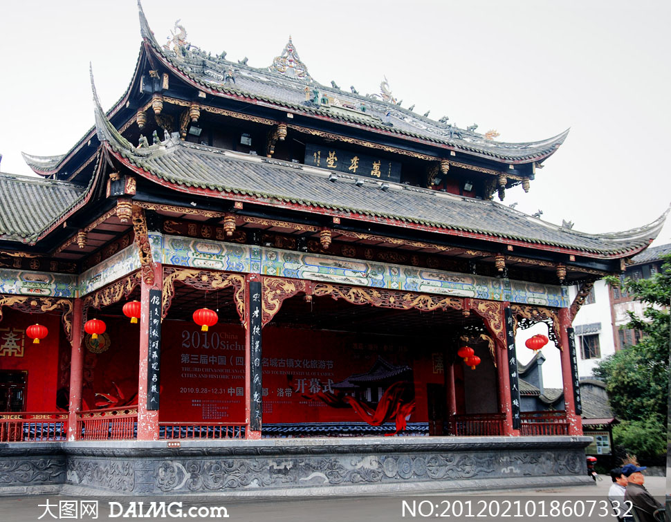 四川成都洛带古镇高清摄影图片 - 大图网设计素