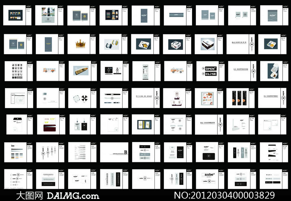 慕思晨光企业VI设计矢量素材 - 大图网设计素材