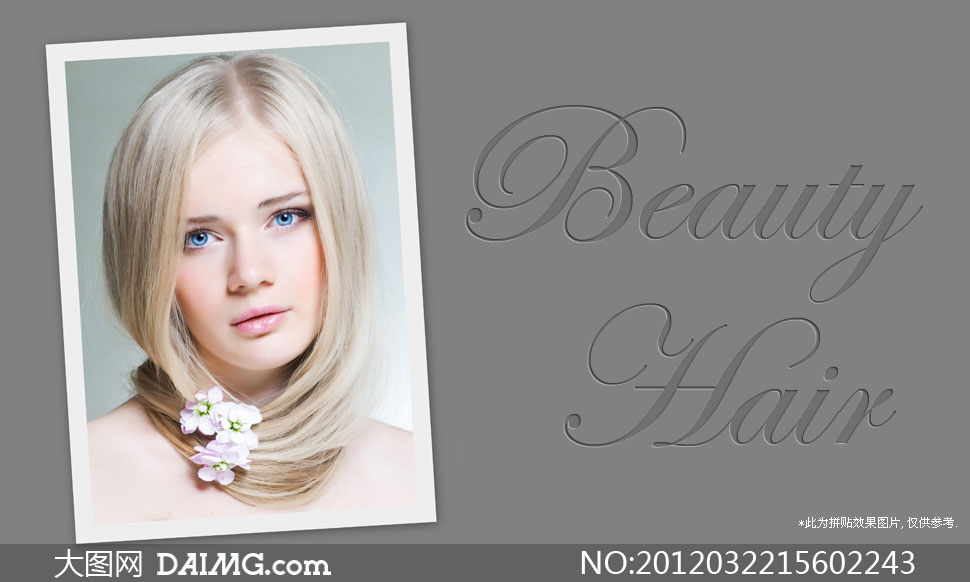 国外长发闭眼露肩美女摄影高清图片 - 大图网设