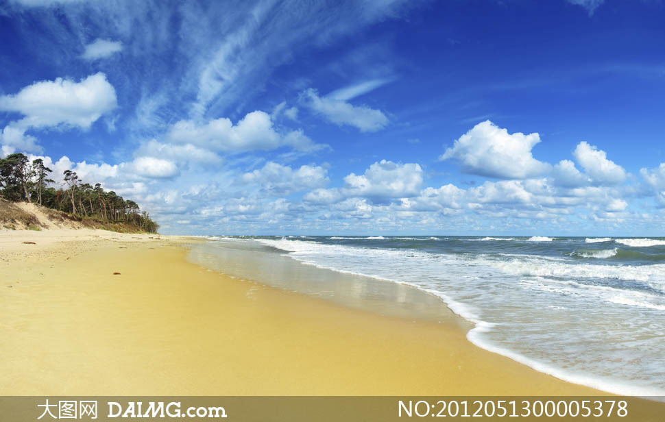 夏日海边美景摄影图片+素材编