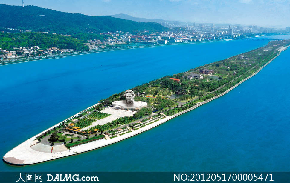 <em>长沙橘子洲头</em>全景摄影<em>图片</em> - 大图网设计素材下