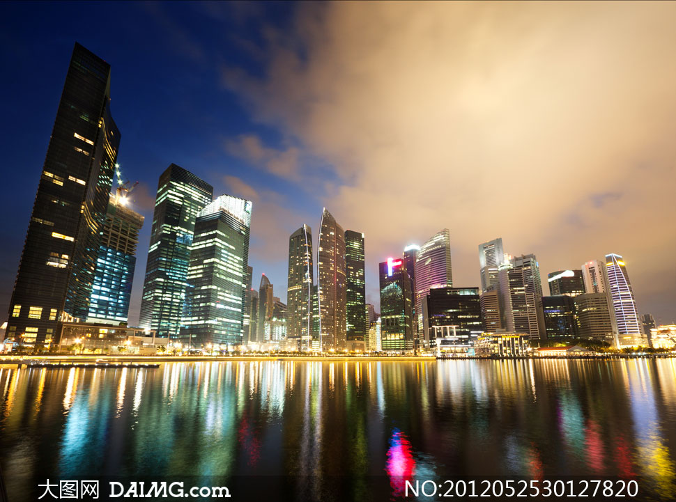繁华大都市夜景摄影高清图片 - 大图网设计素材
