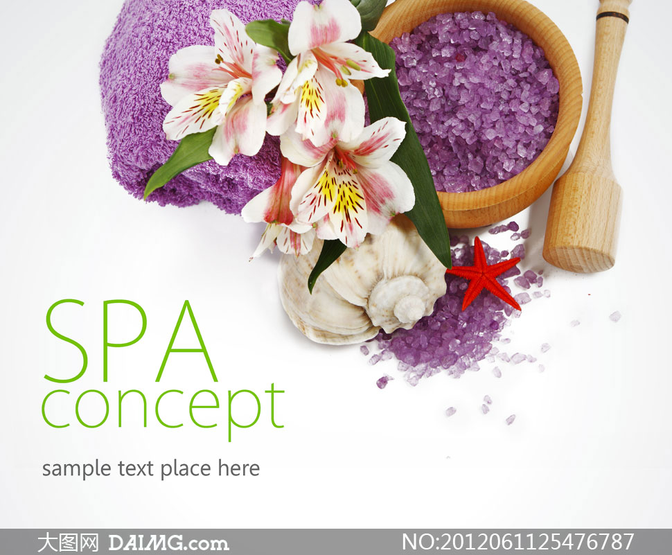 百合花<em>毛巾</em>等SPA用品摄影高清图片 - 大图网设