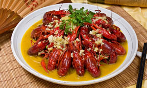 盱眙蒜泥龙虾摄影图片 - 大图网设计素材下载