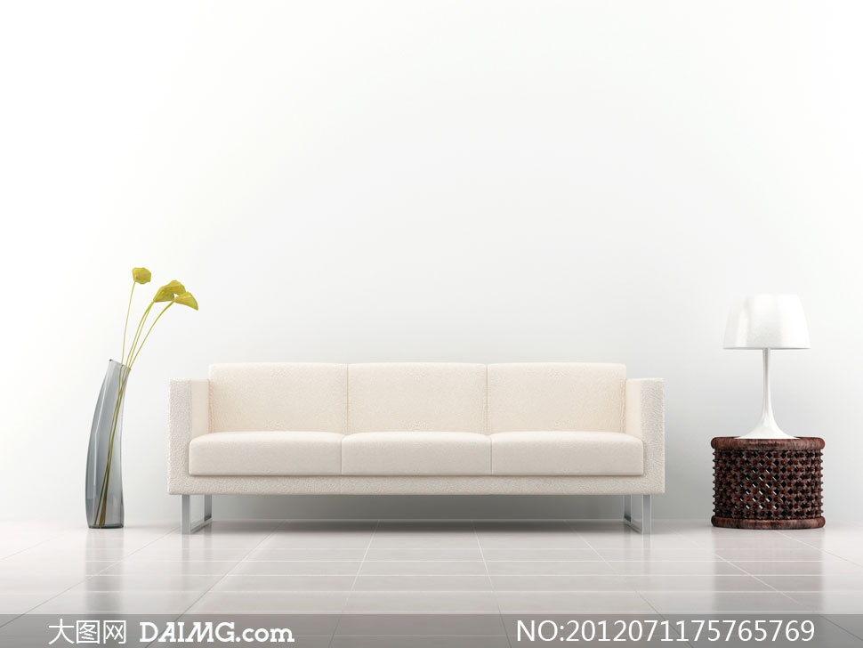 时尚简约概念沙发家具高清图片