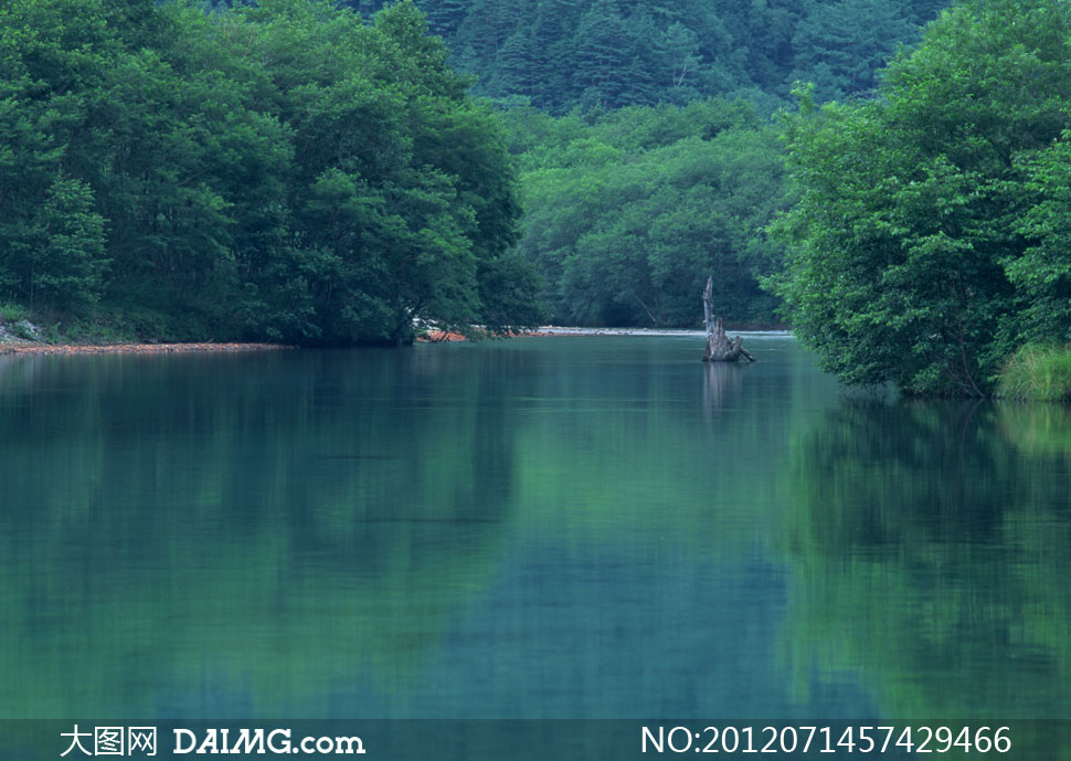 九寨沟自然风景影楼摄影背景图片 - 大图网设计