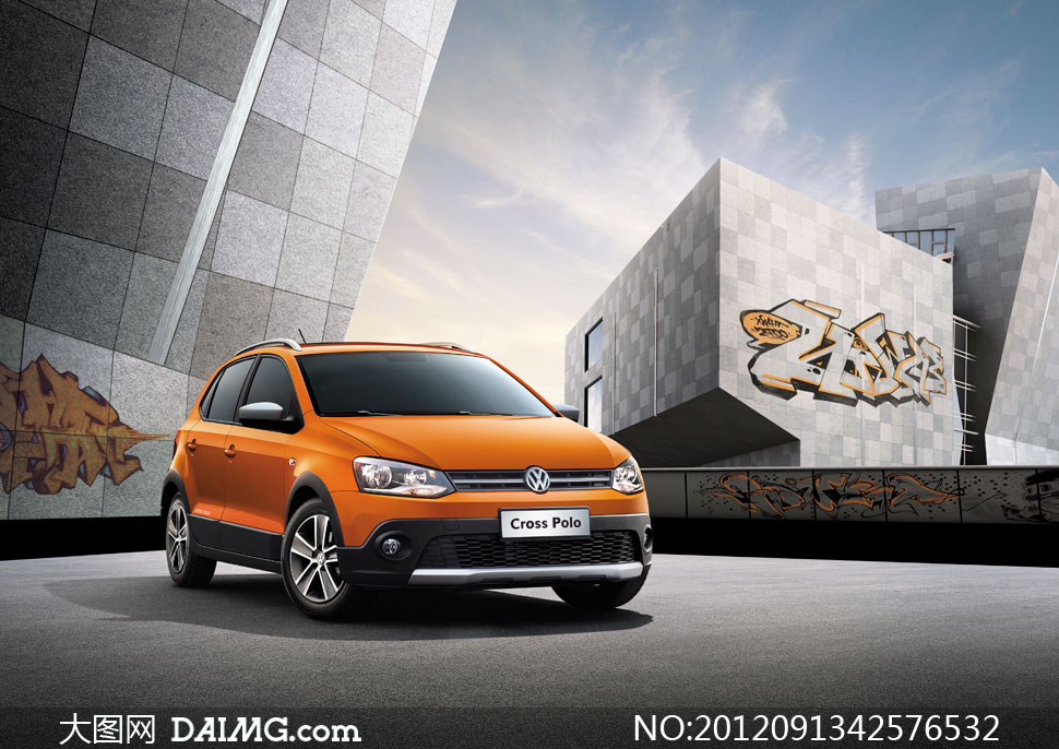 上海大众全新CrossPolo广告图片 - 大图网设计