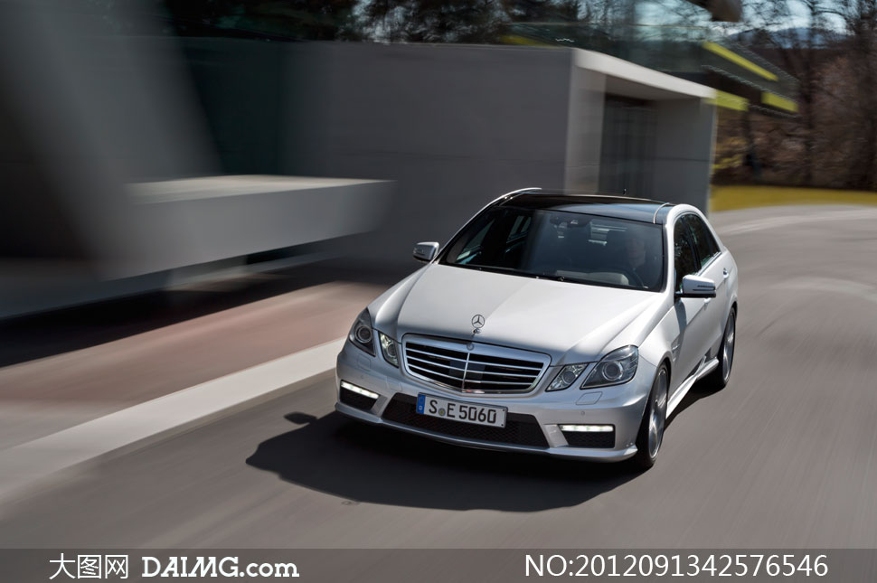 进口奔驰E级车2012款摄影高清图片 - 大图网设