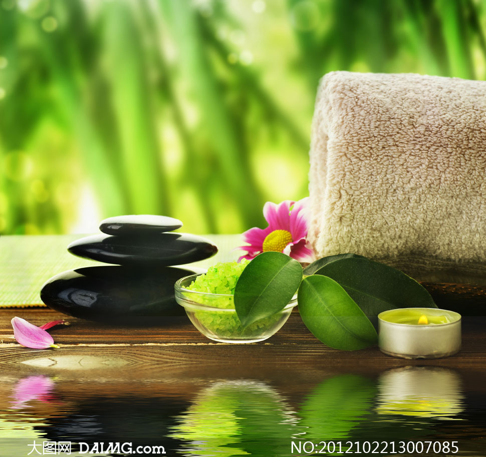 <em>按摩</em>石毛巾等<em>SPA</em>用品摄影高清图片 - 大图网设