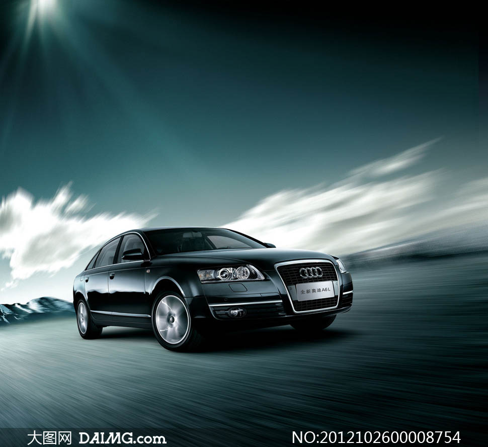 奥迪A6汽车广告海报图片素材 - 大图网设计素