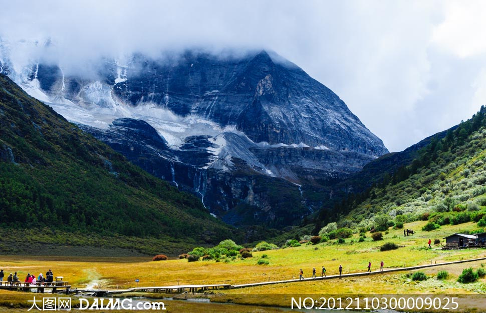 稻城亚丁风景区摄影图片 - 大图网设计素材下载